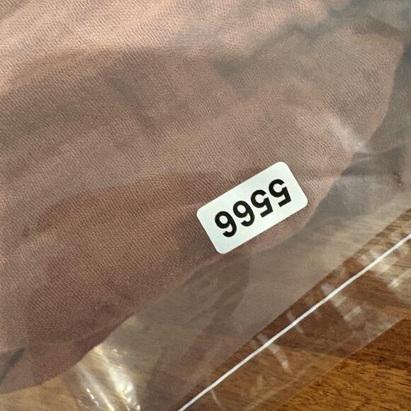 Old Navy Dress Womens Medium Brown Long Sleeve Textured Gauze Tunic Pockets Fall - Picture 11 of 11